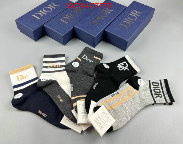 Sock-Dior wholesale sale ID: LG7379 $: 29USD