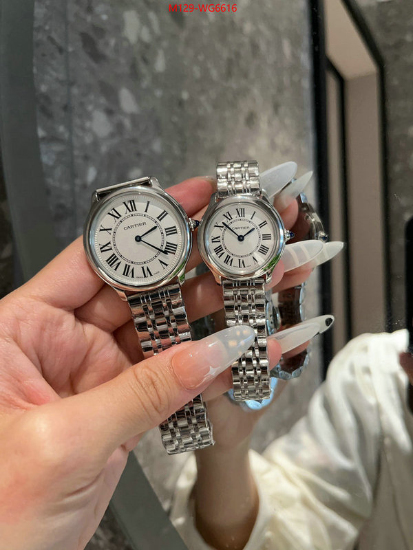 Watch(TOP)-Cartier outlet sale store ID: WG6616 $: 129USD