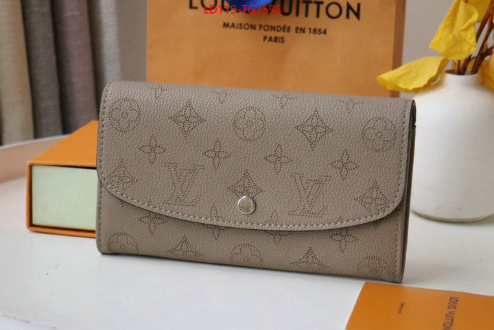 LV Bags(TOP)-Wallet aaaaa replica ID: TG7595 $: 119USD,