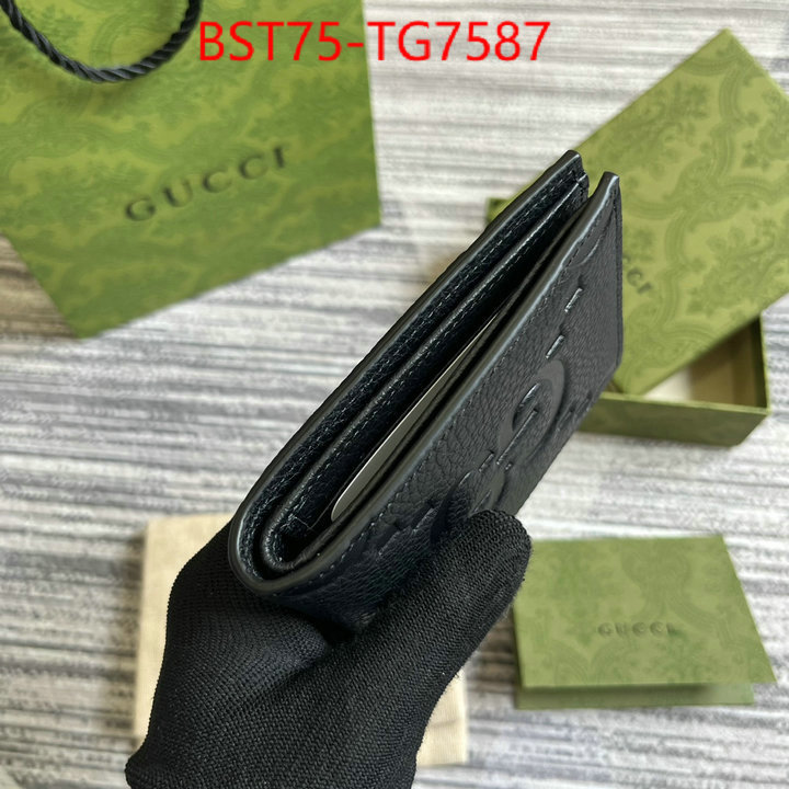 Gucci Bags(TOP)-Wallet- 1:1 clone ID: TG7587 $: 75USD,