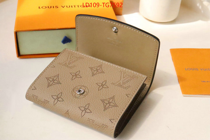 LV Bags(TOP)-Wallet fake cheap best online ID: TG7592 $: 109USD,