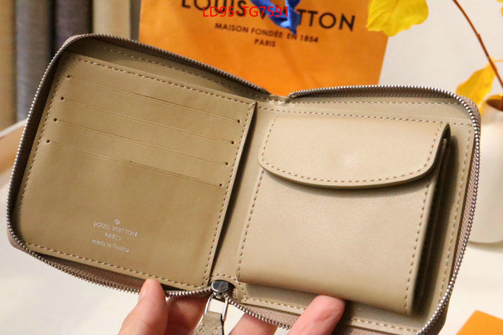 LV Bags(TOP)-Wallet where can i find ID: TG7591 $: 95USD,