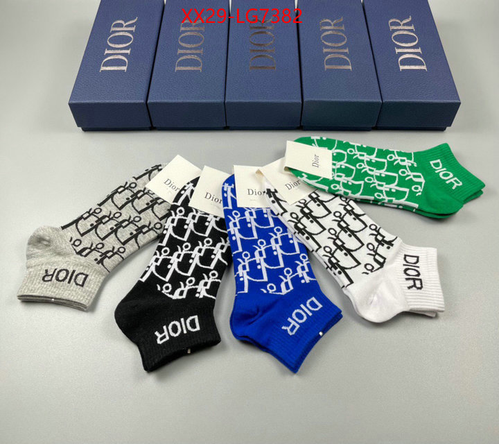 Sock-Dior fake cheap best online ID: LG7382 $: 29USD