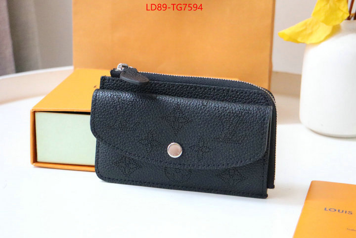 LV Bags(TOP)-Wallet unsurpassed quality ID: TG7594 $: 89USD,