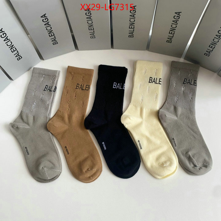 Sock-Balenciaga replica sale online ID: LG7315 $: 29USD