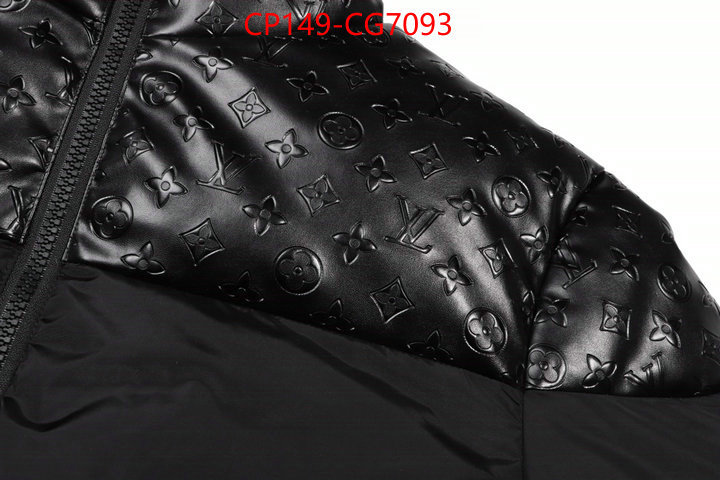 Down jacket Men-LV where to buy replicas ID: CG7093 $: 149USD