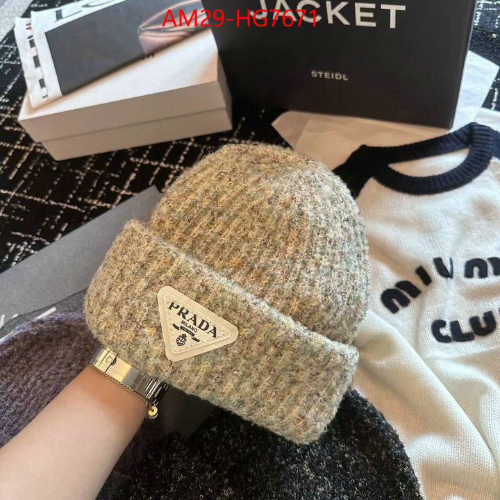 Cap (Hat)-Prada replica designer ID: HG7671 $: 29USD