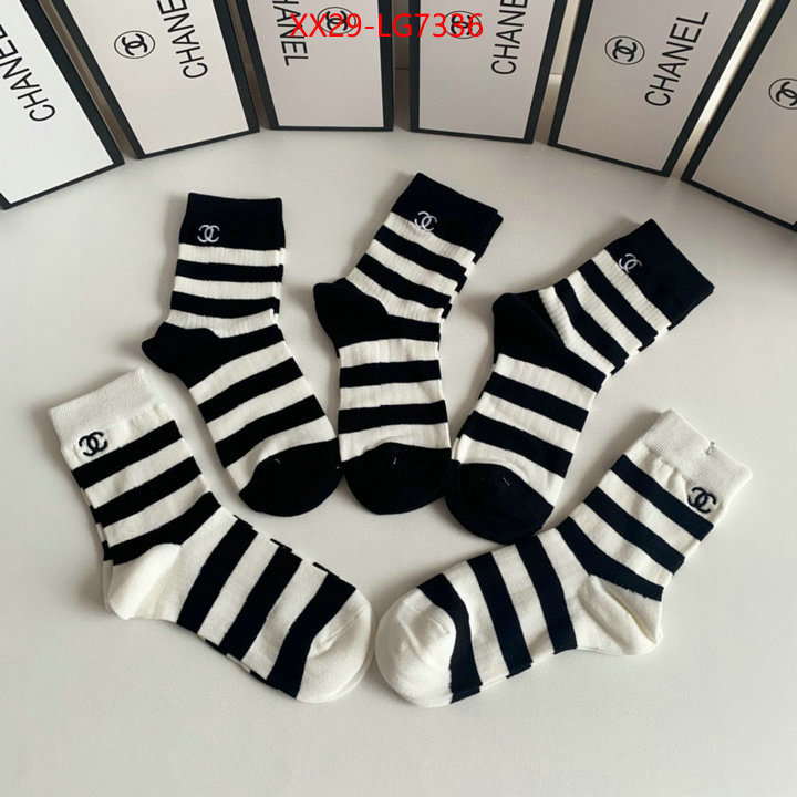 Sock-Chanel how quality ID: LG7336 $: 29USD