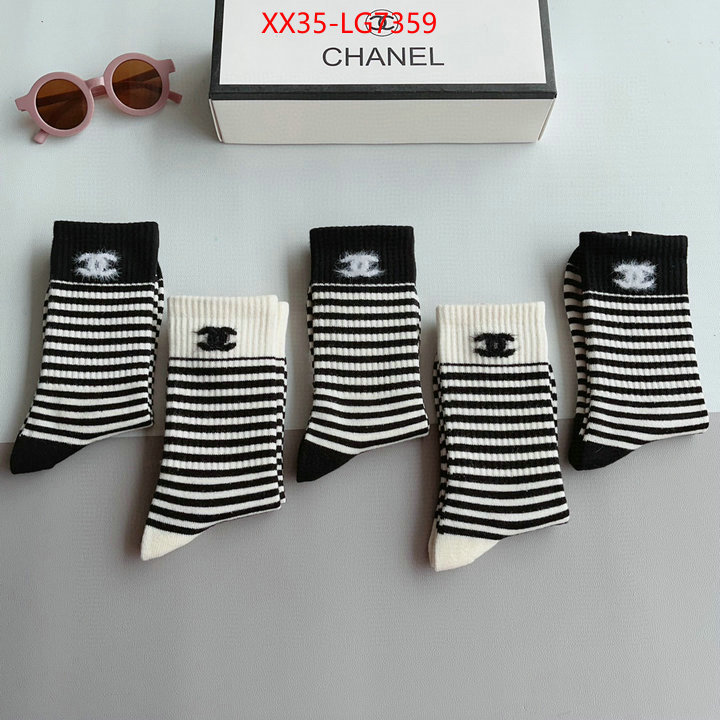 Sock-Chanel luxury fake ID: LG7359 $: 35USD