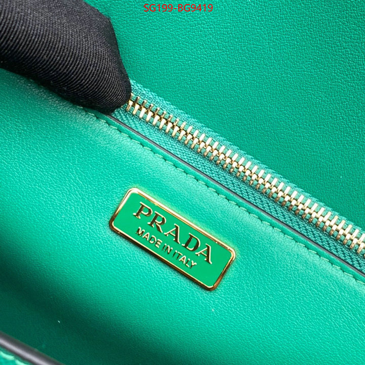 Prada Bags (TOP)-Diagonal- aaaaa ID: BG9419 $: 199USD,