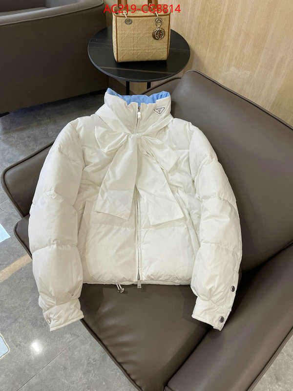 Down jacket Women-Prada what is aaaaa quality ID: CG8814 $: 219USD