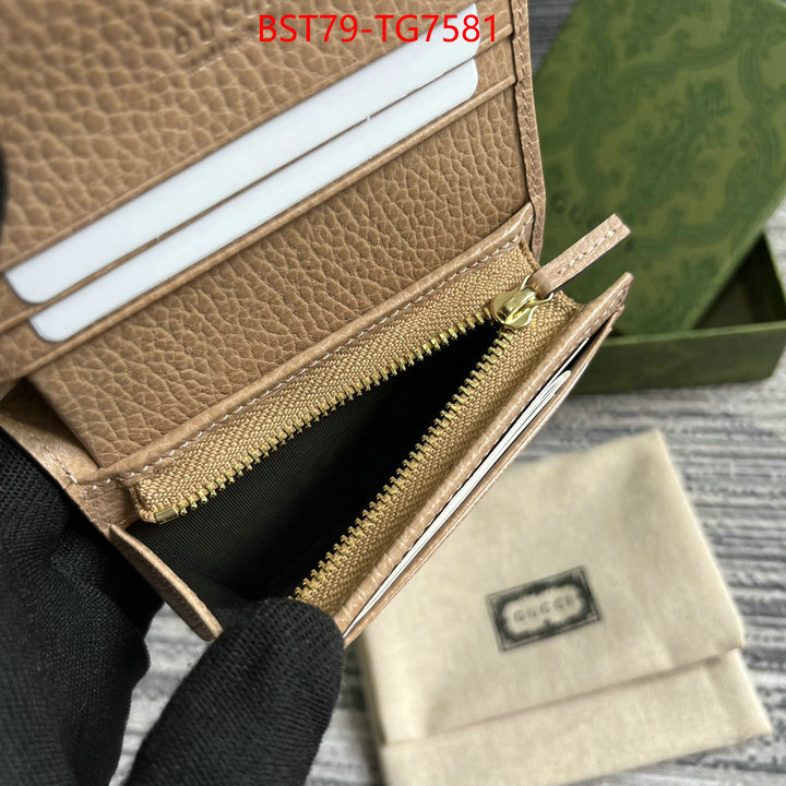 Gucci Bags(TOP)-Wallet- aaaaa class replica ID: TG7581 $: 79USD,