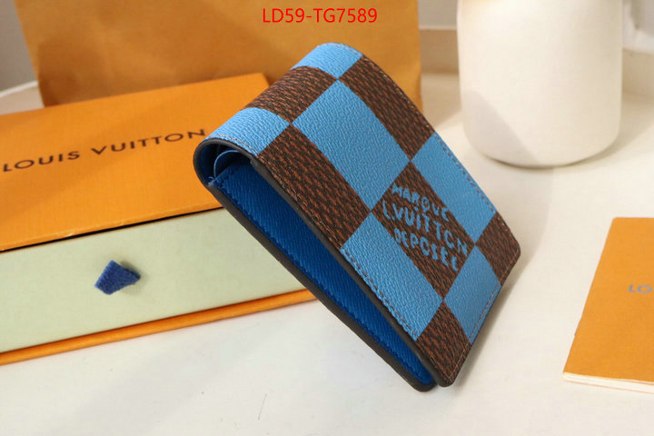 LV Bags(TOP)-Wallet replica how can you ID: TG7589 $: 59USD,