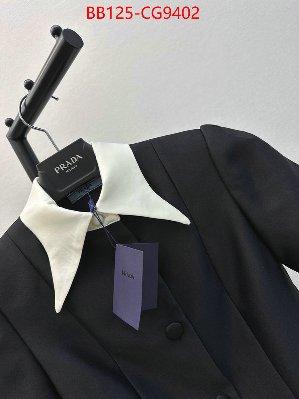 Clothing-Prada replica 1:1 ID: CG9402 $: 125USD