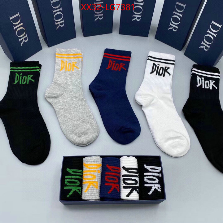 Sock-Dior customize the best replica ID: LG7381 $: 32USD