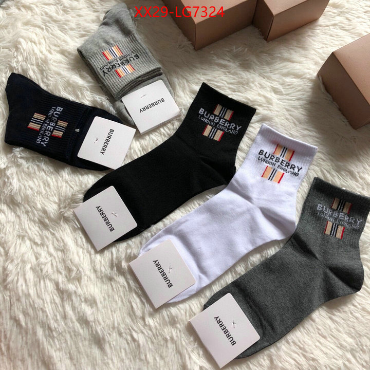 Sock-Burberry top grade ID: LG7324 $: 29USD