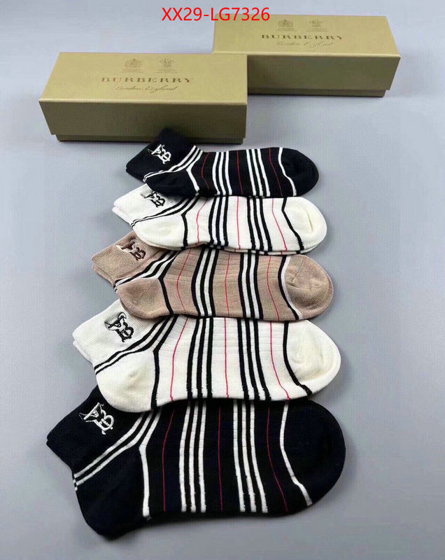 Sock-Burberry what are the best replica ID: LG7326 $: 29USD