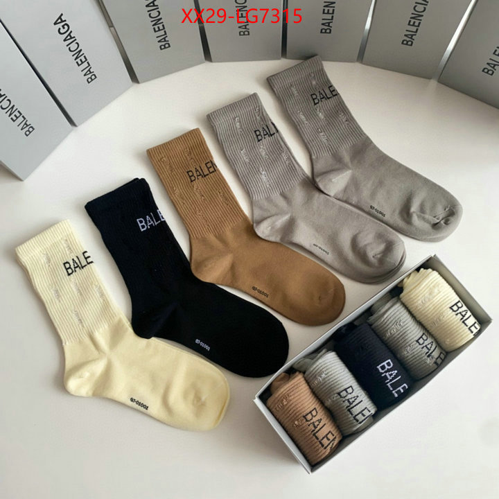 Sock-Balenciaga replica sale online ID: LG7315 $: 29USD