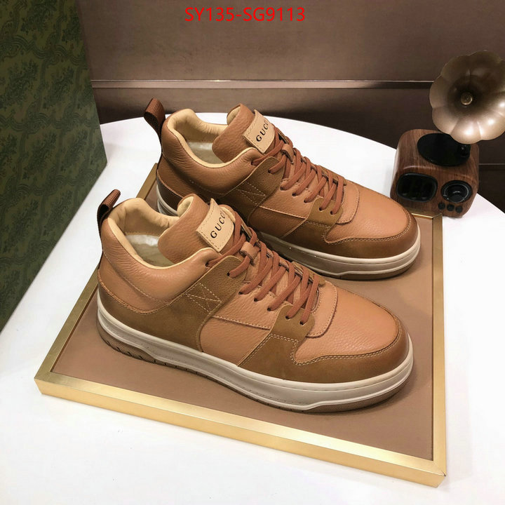 Men Shoes-Gucci designer wholesale replica ID: SG9113 $: 135USD