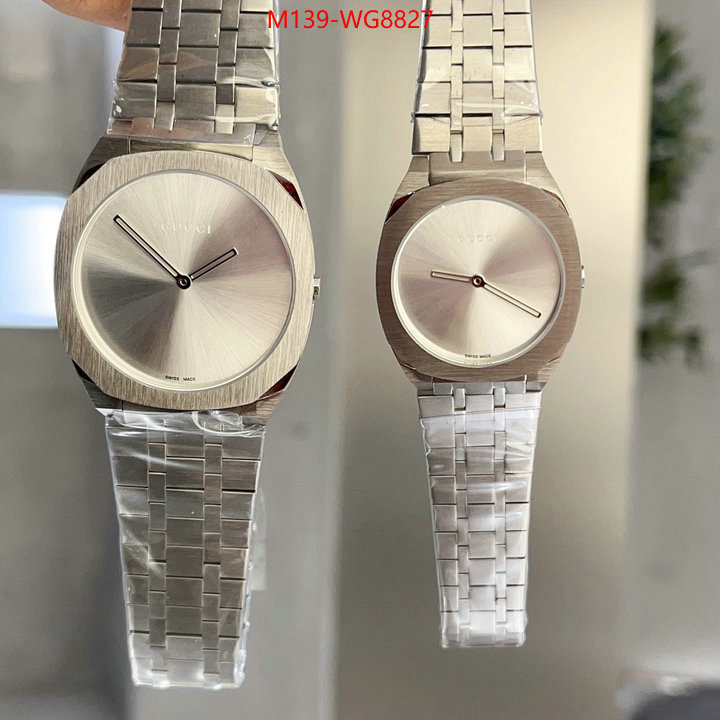 Watch(4A)-Gucci buy high-quality fake ID: WG8827 $: 139USD