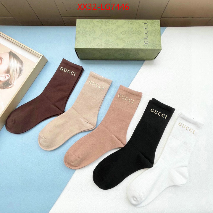 Sock-Gucci high ID: LG7446 $: 32USD