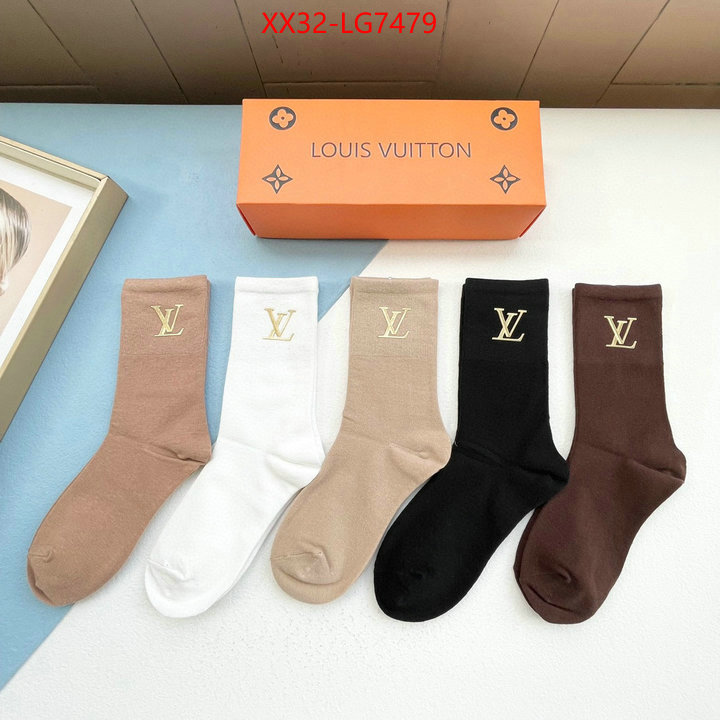Sock-LV 7 star quality designer replica ID: LG7479 $: 32USD
