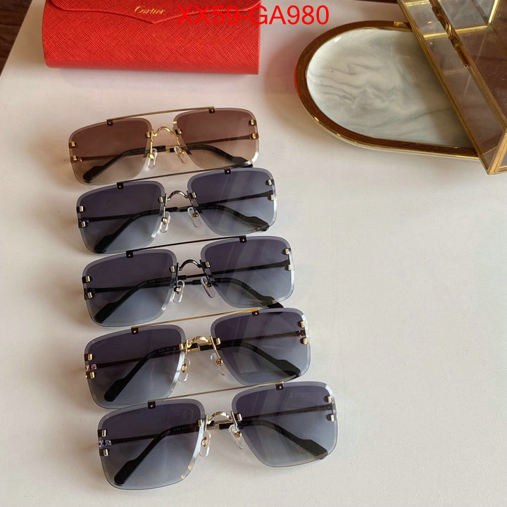 Glasses-Cartier high-end designer ID: GA980 $:59USD