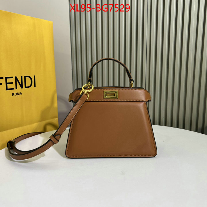 Fendi Bags(4A)-Peekaboo brand designer replica ID: BG7529 $: 95USD,