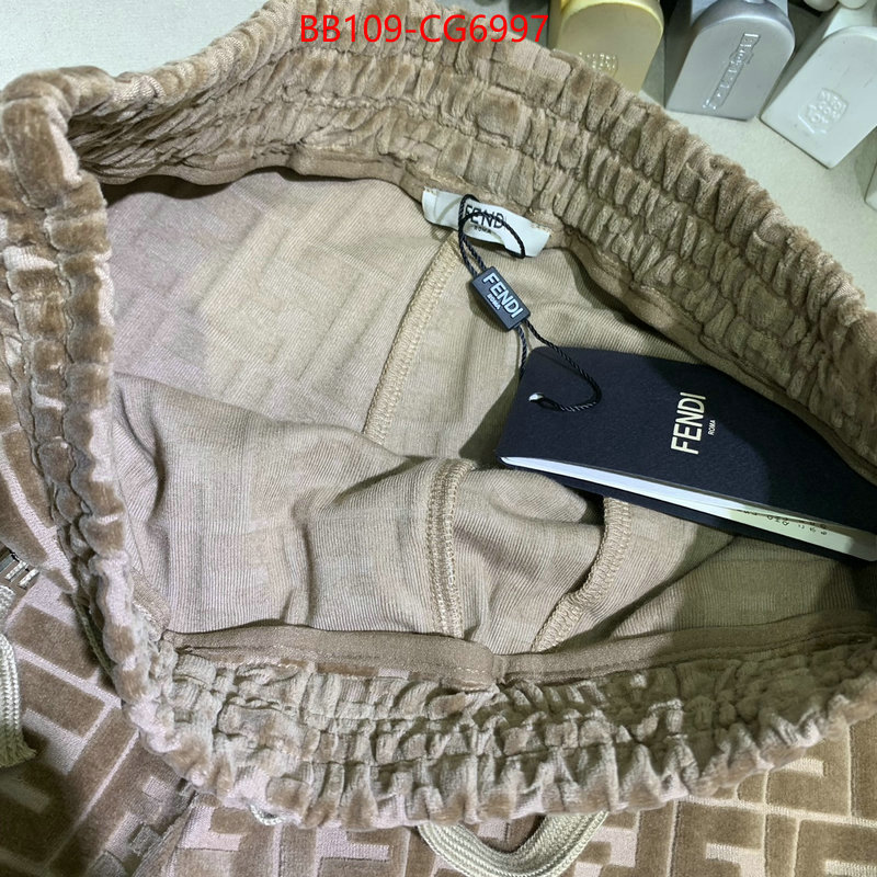 Clothing-Fendi wholesale replica shop ID: CG6997 $: 109USD