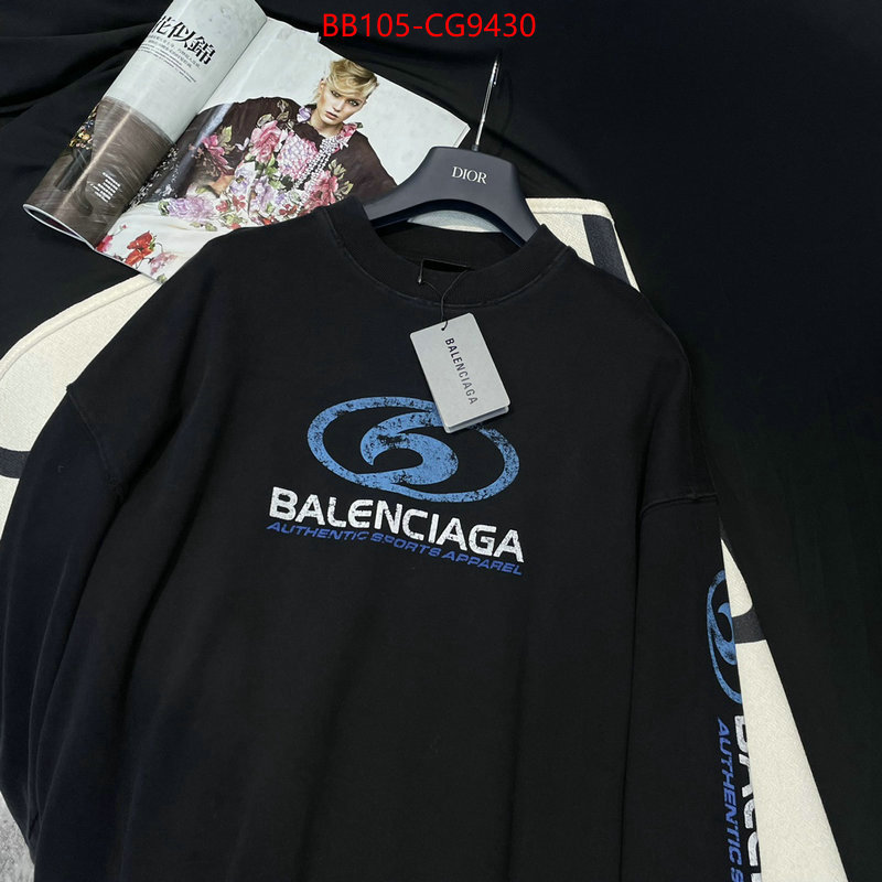 Clothing-Balenciaga aaaaa+ replica designer ID: CG9430 $: 105USD