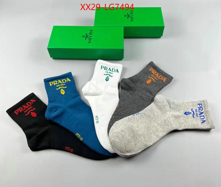 Sock-Prada high quality ID: LG7494 $: 29USD