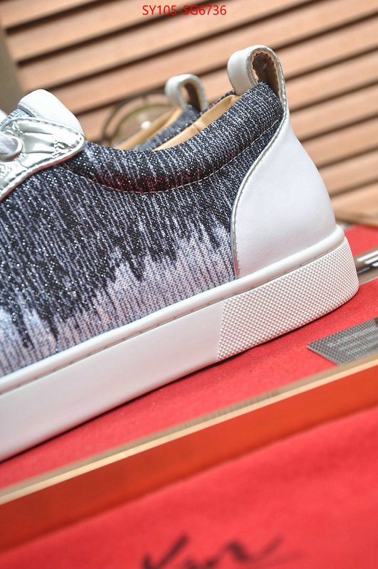 Men Shoes-Christian Louboutin luxury fake ID: SG6736 $: 105USD