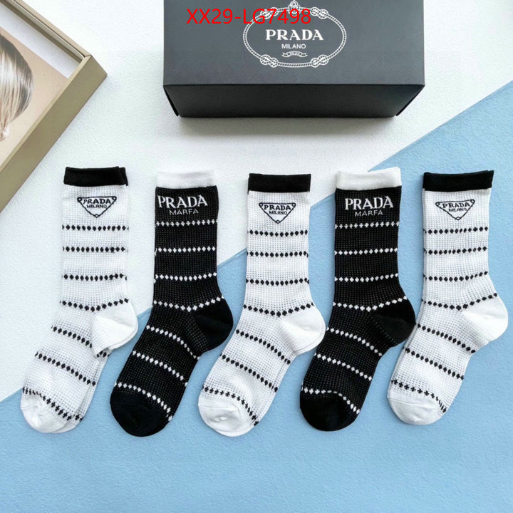 Sock-Prada top brands like ID: LG7498 $: 29USD