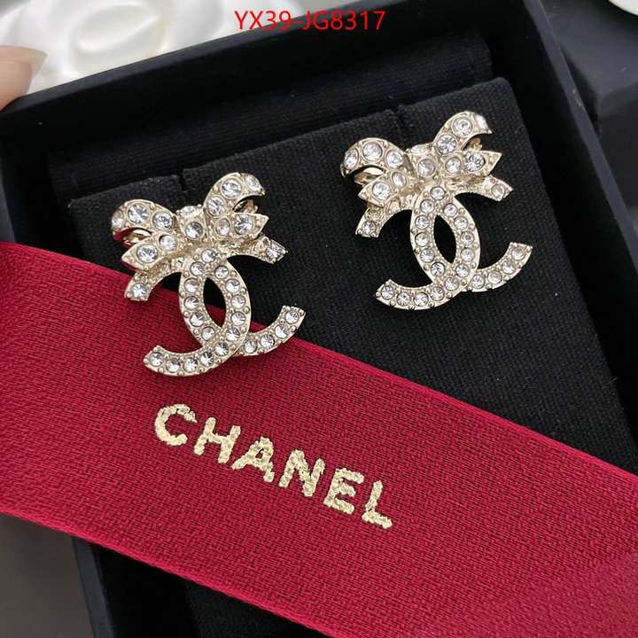 Jewelry-Chanel luxury shop ID: JG8317 $: 39USD