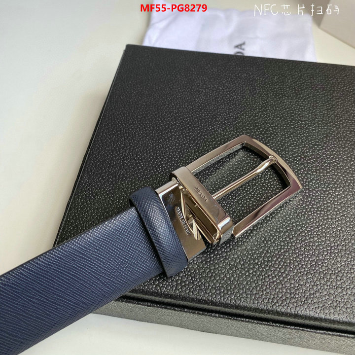 Belts-Prada outlet 1:1 replica ID: PG8279 $: 55USD