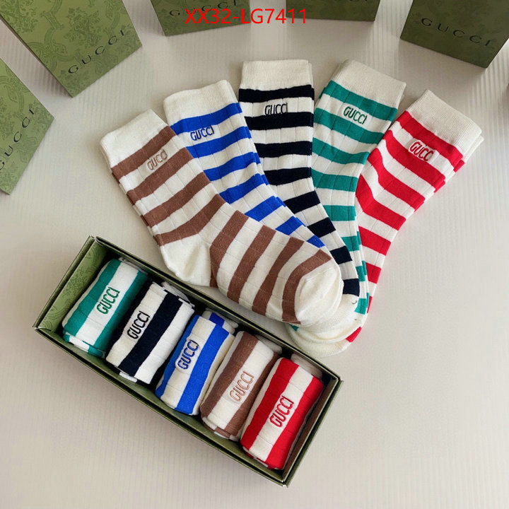 Sock-Gucci from china 2023 ID: LG7411 $: 32USD