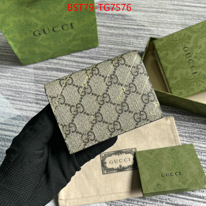 Gucci Bags(TOP)-Wallet- the best quality replica ID: TG7576 $: 79USD,