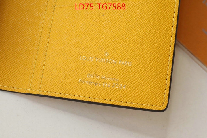 LV Bags(TOP)-Wallet buy the best replica ID: TG7588 $: 75USD,