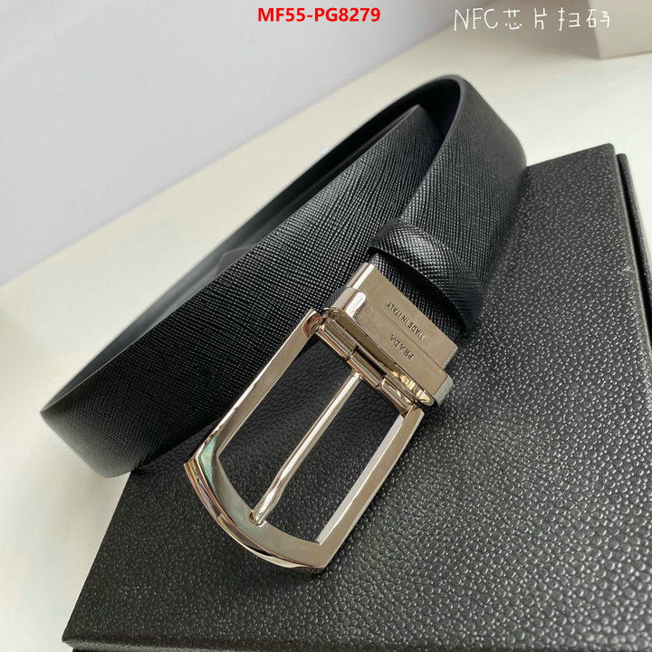 Belts-Prada outlet 1:1 replica ID: PG8279 $: 55USD