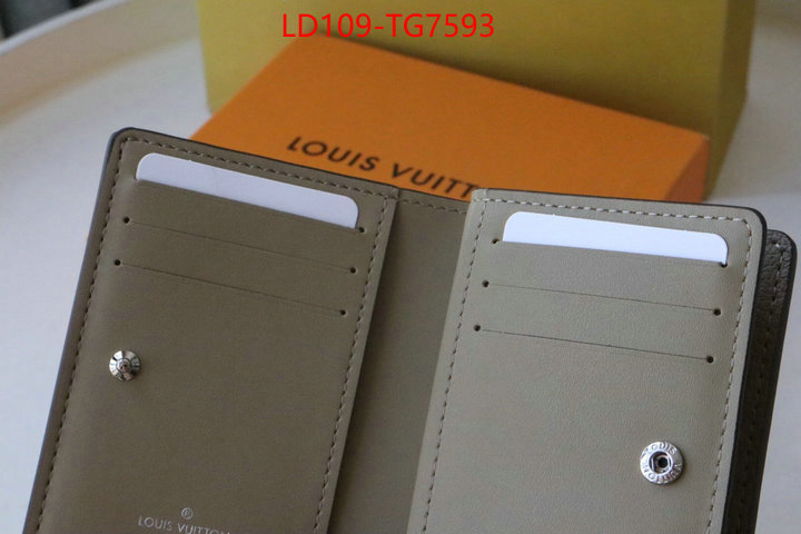 LV Bags(TOP)-Wallet 1:1 ID: TG7593 $: 109USD,