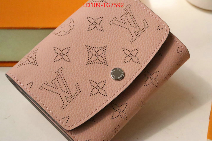 LV Bags(TOP)-Wallet fake cheap best online ID: TG7592 $: 109USD,