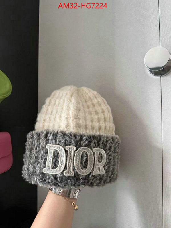 Cap (Hat)-Dior replcia cheap from china ID: HG7224 $: 32USD