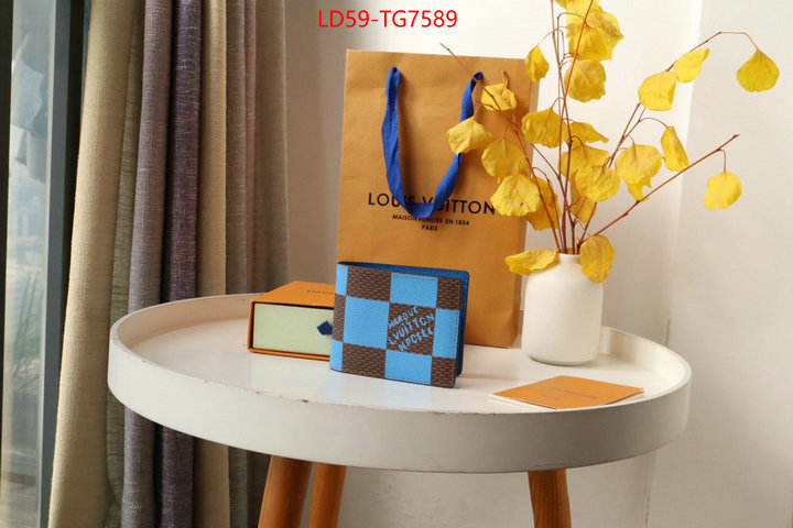 LV Bags(TOP)-Wallet replica how can you ID: TG7589 $: 59USD,