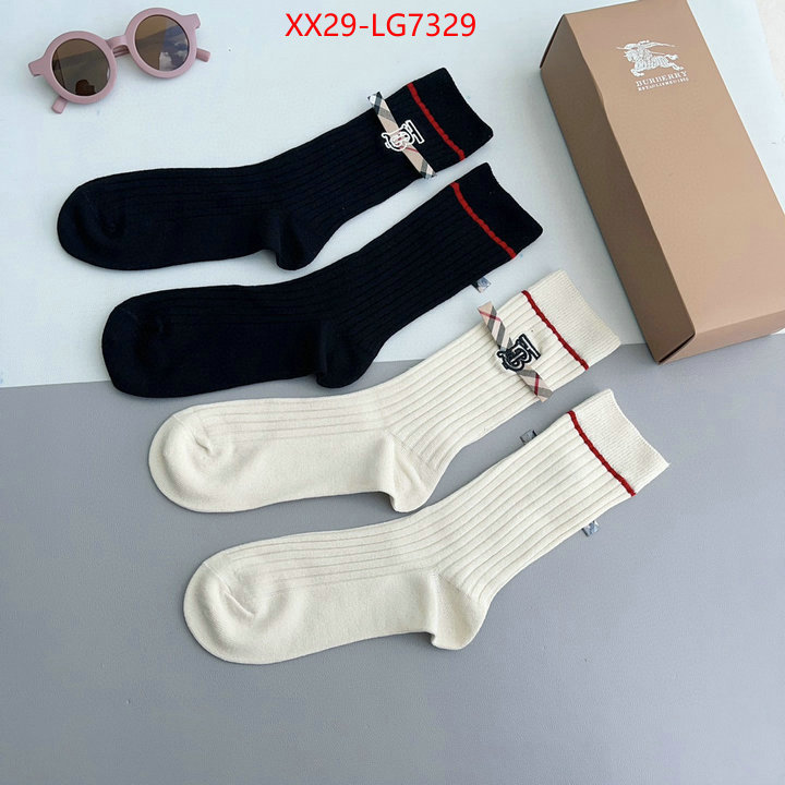 Sock-Burberry wholesale 2023 replica ID: LG7329 $: 29USD