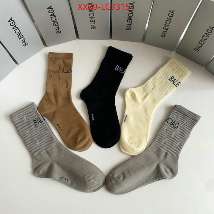 Sock-Balenciaga replica sale online ID: LG7315 $: 29USD