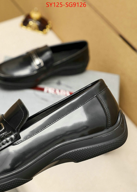 Men shoes-Prada replica aaaaa designer ID: SG9126 $: 125USD