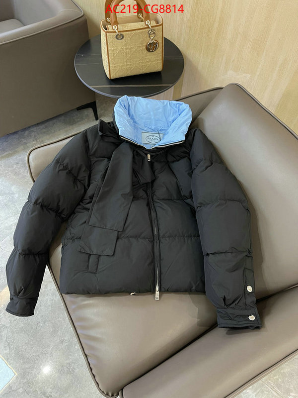 Down jacket Women-Prada what is aaaaa quality ID: CG8814 $: 219USD