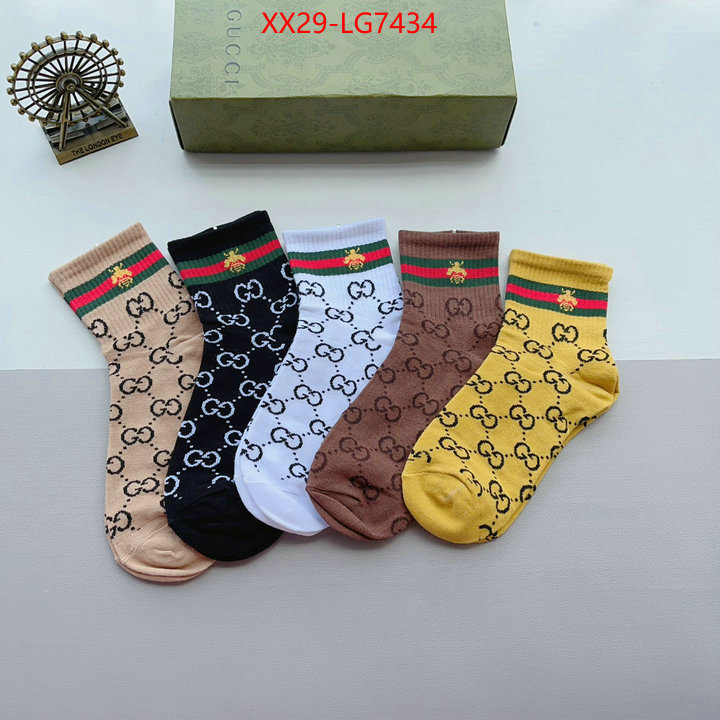 Sock-Gucci how to buy replcia ID: LG7434 $: 29USD