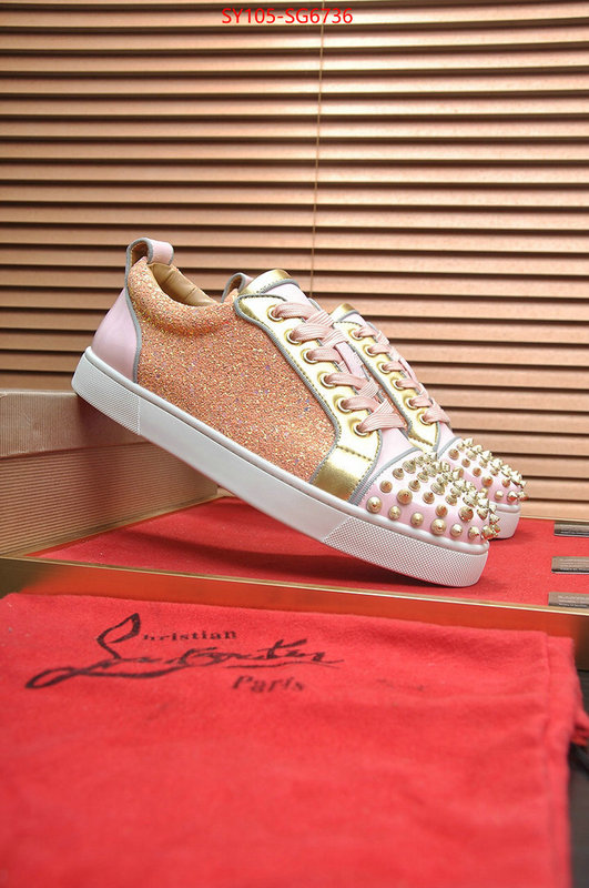 Men Shoes-Christian Louboutin luxury fake ID: SG6736 $: 105USD