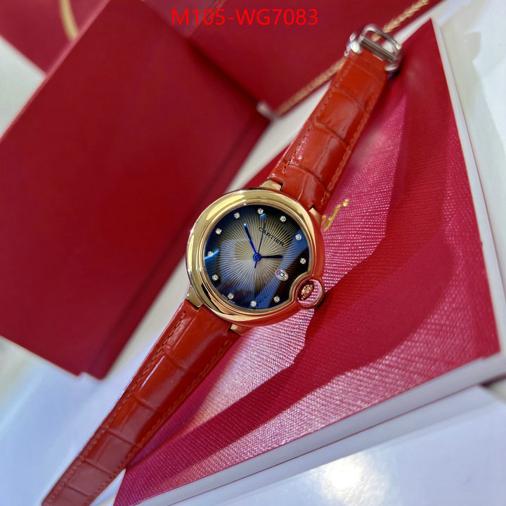 Watch(4A)-Cartier aaaaa class replica ID: WG7083 $: 105USD